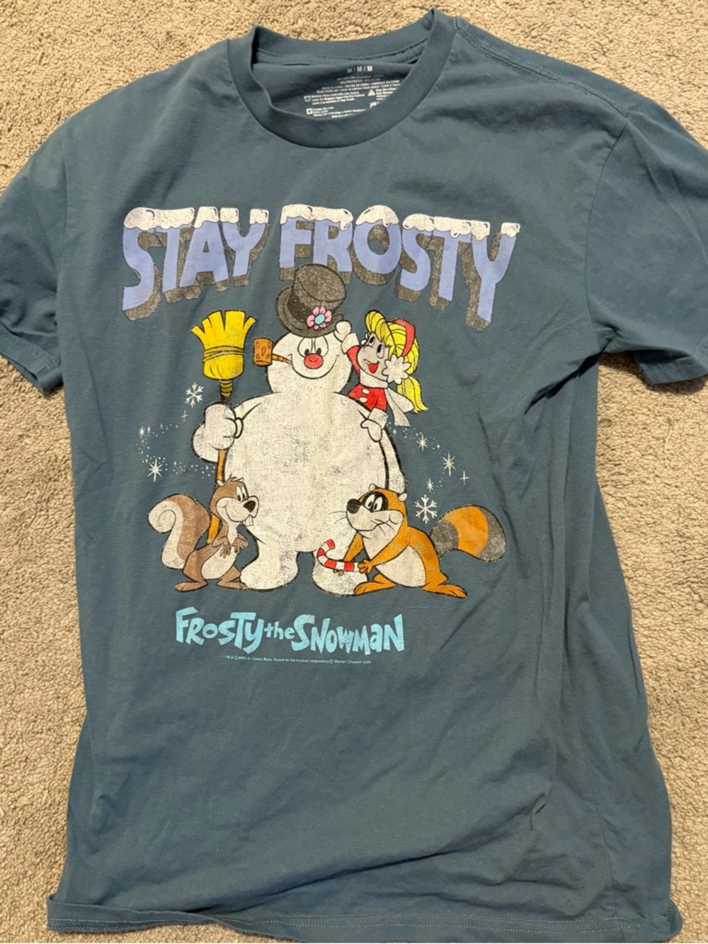Frosty the Snowman 'Stay Frosty' Graphic Tee - Blue